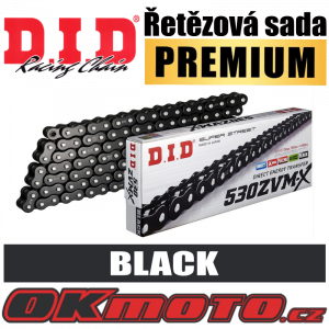 Řetězová sada D.I.D PREMIUM 530ZVMX BLACK X-ring - Honda CBF 1000 ABS, 1000ccm - 11-16