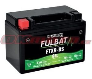 Baterie FULBAT FTX9-BS GEL - Kawasaki Ninja 250 R, 250ccm - 08>