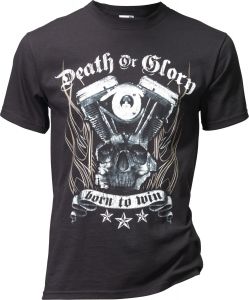 Pánské triko Death or Glory černé