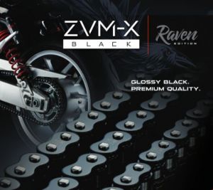 Řetěz DID 520ZVM-X BLACK Raven Edition - X-ring - 108 článků D.I.D (Japonsko)