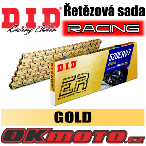 Řetězová sada D.I.D RACING - 520ERV7 GOLD X-ring - Ducati Panigale 1199 R, 1199ccm - 13-17