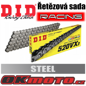 Řetězová sada D.I.D RACING - 520VX3 STEEL X-ring - Ducati Panigale 955 V2, 955ccm - 20-22 D.I.D (Japonsko)