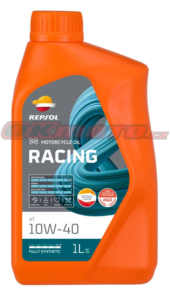 REPSOL - Moto Racing 4T 10W40 - 1L REPSOL (Španělsko)