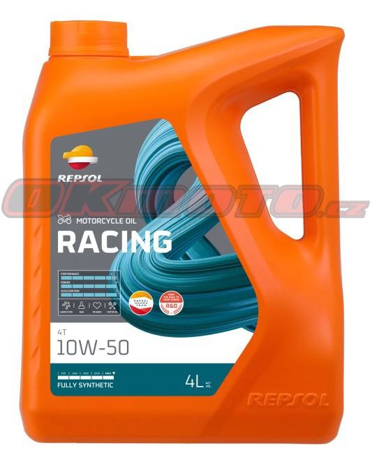 REPSOL - Moto Racing 4T 10W50 - 4L REPSOL (Španělsko)