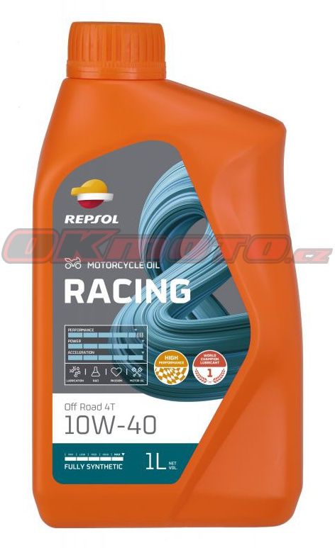 REPSOL - RACING Off Road 4T 10W/40 - 1L REPSOL (Španělsko)