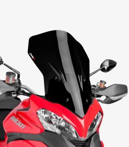 Plexi štít PUIG 6491N TOURING černá - Ducati Multistrada 1200, 1200ccm - 13-14