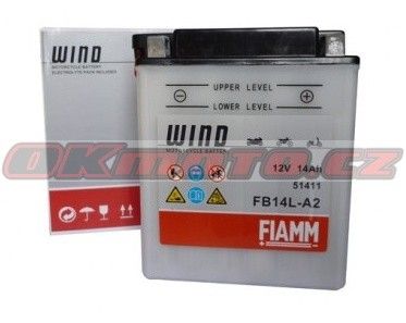 Baterie Fiamm - Aprilia ETX E-Starter, 250ccm - Fiamm (Itálie)