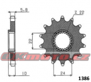 Kalené řetězové kolečko SUNSTAR 386-16 - BMW F 650 ST (Strada), 650ccm - 97-04