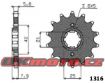 Kalené řetězové kolečko SUNSTAR - Yamaha XT400, 400ccm - 81>84