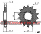 Kalené řetězové kolečko SUNSTAR - KTM LC2 125, 125ccm - 97>98