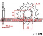 Řetězové kolečko JT Sprockets - Husqvarna CR 250, 250ccm - 99-99