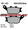 Zadní brzdové destičky Vesrah VD-163 - Honda CBF 1000 ABS (malý brzdič), 1000ccm - 06-16