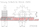 Řetězové kolečko ESJOT - Ducati Panigale 1199 S, 1199ccm - 12-15