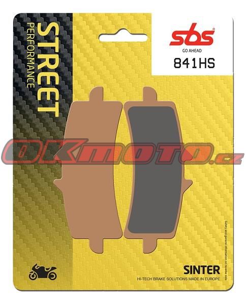 Přední brzdové destičky SBS 841HS - KTM Supermoto 990 R, 990ccm - 10-13