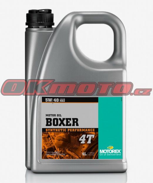 MOTOREX - Boxer 4T 5W/40 - 4L MOTOREX (Švýcarsko)